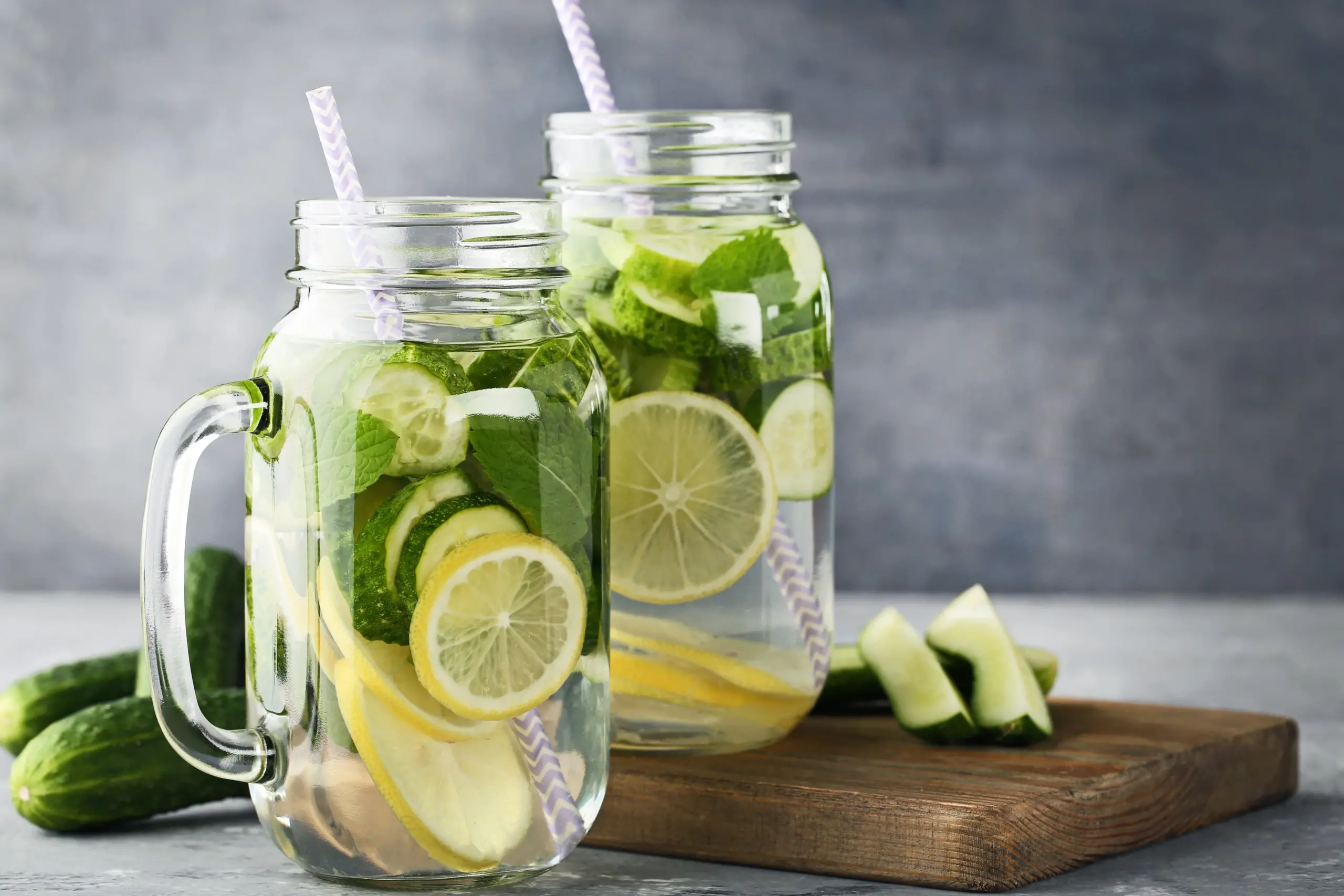 Cucumber Lemon Water